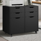 Living Fusion Elijah 2 Door &amp; 4 Drawer Filing Cabinet