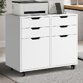 Living Fusion Elijah 2 Door &amp; 4 Drawer Filing Cabinet