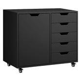 Living Fusion Elijah 1 Door &amp; 5 Drawer Filing Cabinet