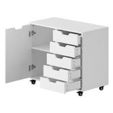 Living Fusion Elijah 1 Door &amp; 5 Drawer Filing Cabinet