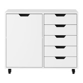 Living Fusion Elijah 1 Door &amp; 5 Drawer Filing Cabinet