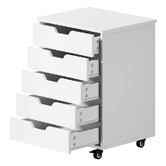 Living Fusion Elijah 5 Drawer Filing Cabinet