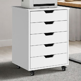 Living Fusion Elijah 5 Drawer Filing Cabinet