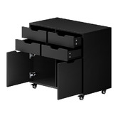 Living Fusion Elijah 2 Door &amp; 4 Drawer Filing Cabinet
