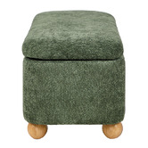 Living Fusion Bessie Upholstered Ottoman