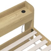 Living Fusion Natural Cassandra Bed with USB Port &amp; Drawers