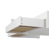 Living Fusion White Cassandra Bed with USB Port &amp; Drawers