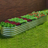 Living Fusion Gordo Galvanised Steel Raised Garden Bed