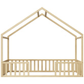 Living Fusion Gunther Pine Wood Bed Frame