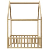 Living Fusion Gunther Pine Wood Bed Frame
