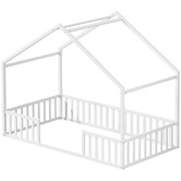 Living Fusion Gunther Pine Wood Bed Frame