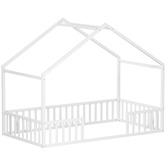 Living Fusion Gunther Pine Wood Bed Frame