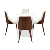 Living Fusion 4 Seater Antoine Dining Table &amp; Chair Set