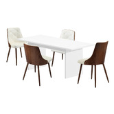 Living Fusion 4 Seater Antoine Dining Table &amp; Chair Set