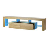 Living Fusion Aiyana 2 Drawer Entertainment Unit with LED