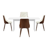 Living Fusion 4 Seater Antoine Dining Table &amp; Chair Set