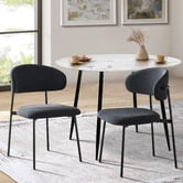 Living Fusion Naomi Upholstered Dining Chairs