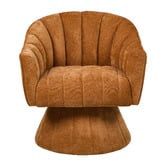 Living Fusion Leonor Upholstered Swivel Armchair