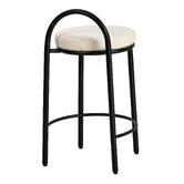 Living Fusion 68cm Martin Boucle Bar Stools