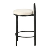 Living Fusion 68cm Martin Boucle Bar Stools