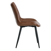 Living Fusion Riesha Faux Leather Dining Chairs