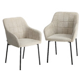 Living Fusion Erica Upholstered Dining Chairs