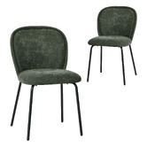 Living Fusion Serene Chenille Dining Chairs