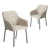 Living Fusion Erica Upholstered Dining Chairs