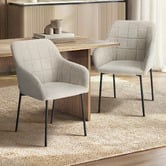 Living Fusion Erica Upholstered Dining Chairs