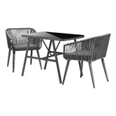 Living Fusion 2 Seater Francesca Outdoor Bistro Set