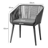 Living Fusion Francesca Outdoor Armchairs
