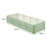 Living Fusion Pierre Galvanised Steel Garden Beds