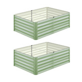 Living Fusion Pierre Galvanised Steel Garden Beds