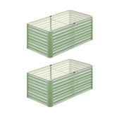 Living Fusion Pierre Galvanised Steel Garden Beds