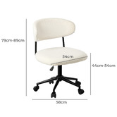 Living Fusion Kyla Upholstered Office Chair