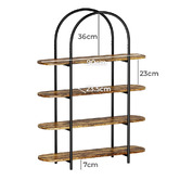 Living Fusion Zani 4 Tier Shelving Unit