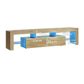 Living Fusion Aiyana 2 Drawer Entertainment Unit with LED