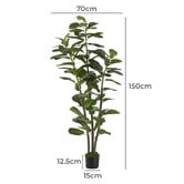 Living Fusion 150cm Potted Faux Fiddle Leaf Fig Trees