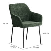 Living Fusion Erica Chenille Dining Chairs
