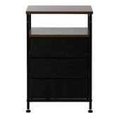 Living Fusion Vanderco 3 Drawer Bedside Table