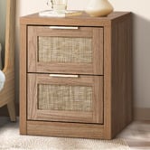 Living Fusion Benkendorf 2 Drawer Bedside Table