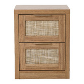 Living Fusion Benkendorf 2 Drawer Bedside Table