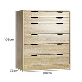 Living Fusion Dianne 6 Drawer Tallboy