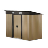 Living Fusion Edison Galvanised Steel Storage Shed