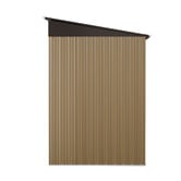 Living Fusion Edison Galvanised Steel Storage Shed