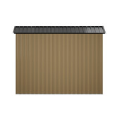 Living Fusion Edison Galvanised Steel Storage Shed