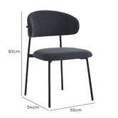 Living Fusion Naomi Upholstered Dining Chairs