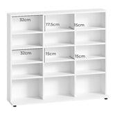 Living Fusion Howbert 15 Shelf Bookcase