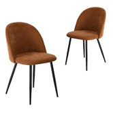 Living Fusion Petier Upholstered Dining Chairs