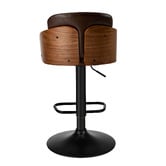 Living Fusion Layne Faux Leather Adjustable Bar Stools